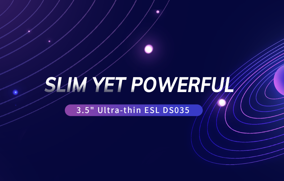 SLIM, YET POWERFUL | DS035 Ultra-thin ESL